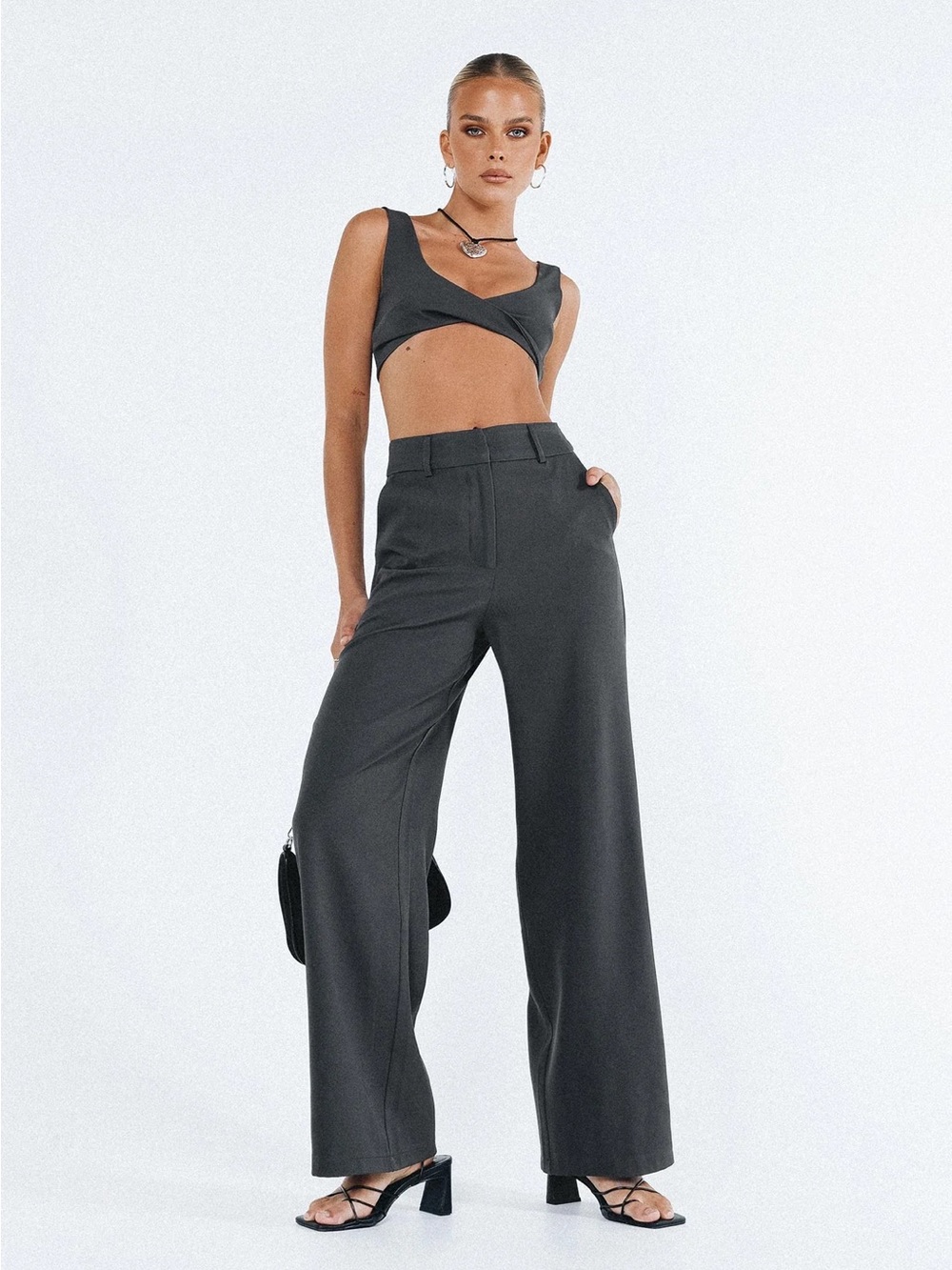 Princess Polly Baugh Set in Grey